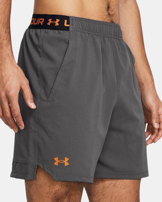 Men's UA Vanish Woven 6" Shorts, Gray, pdpMainDesktop image number 3